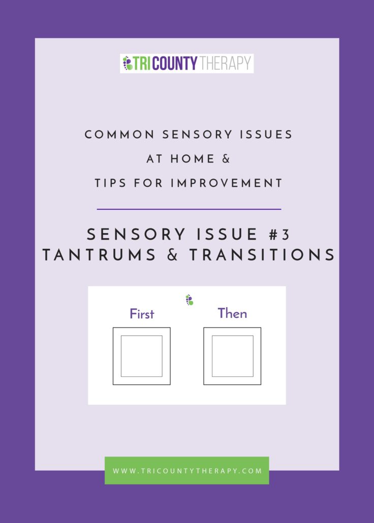 Sensory Issue Three: Tantrums & Transitions